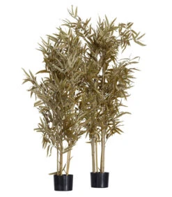 WOOOD Bamboe Kunstplant - Bamboe/Polyester - Natural - 150x84x84 -Huisdecoratie 91212b9899c04661925d3d862eeddced
