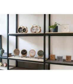 Karlsson Wekker Classic Bell - Hout Met Zwarte Wijzerplaat - 21x14x8cm -Huisdecoratie 9395267c24a9463a9af8278f7e3471ca