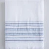 Badhanddoek Derin 100x150 Cm Wit/Marine Blauw