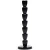 Kaarshouder Mat Zwart, Kandelaar - Fossil Candle - Mat Zwart -Huisdecoratie 9b5197089f3440e9aa9972f045372078