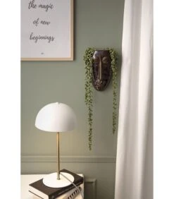 PRESENT TIME Plantenpot Mask - Bruin - Lang - 12,5x17,3x22,3cm -Huisdecoratie a079fb74c59d41f39e0025512d12798b