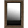 Spiegel Met Plankje - Eivissa Mirror Shelf - Bruin