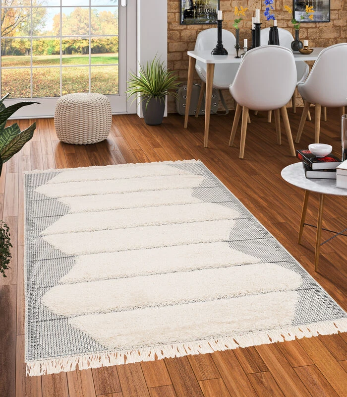 Vloerkleed Voor Binnen En Buiten Shaggy Sylt Trend 4 Vloerkleed Voor Binnen En Buiten Shaggy Sylt Trend - Afbeelding 2