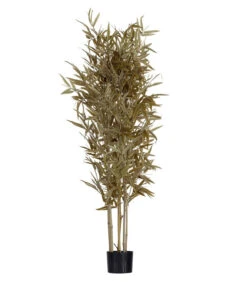 WOOOD Bamboe Kunstplant - Bamboe/Polyester - Natural - 150x84x84 -Huisdecoratie bbea835eefb84d88aa493582d4fe4042