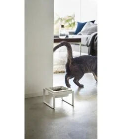 Yamazaki Pet Food Bowl Stand Single - Tower - White 7 Yamazaki Pet Food Bowl Stand Single - Tower - White -Huisdecoratie bd279ce5fed64e6a96e2acb58b964a18