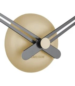 Karlsson Wandklok LBT Sharp - Zandbruin - Ø77,5cm -Huisdecoratie bddc691ee884469c81dda66a5cf517c9