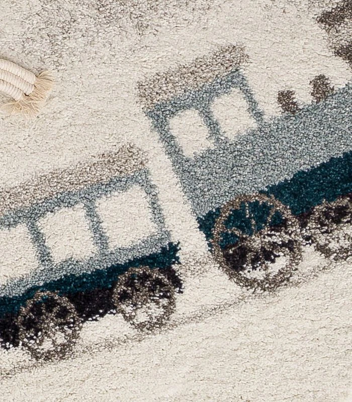 Rond Tapijt LITTLE TRAIN 6 Rond Tapijt LITTLE TRAIN - Afbeelding 4