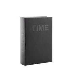 Karlsson Wekker Book - Zwart - 20x5cm -Huisdecoratie bf956ade711a421fa6bce00c07887902