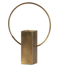 BePureHome Ring Vaas - Metaal - Antique Brass - 25x18x5 -Huisdecoratie c405cc8c0fd54765876a6af5a7c8e84c