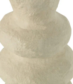 BePureHome Milos Kandelaar - Papier Mache - Natural - 35x14x14 -Huisdecoratie c8f7f4999b7546039adfd99f1a85d924