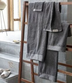 Washandje Remade Cotton Antraciet -Huisdecoratie c921d6b579444d14824d05623866cd07