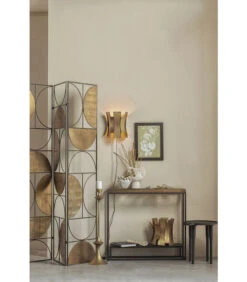 BePureHome Passage Kamerscherm - Metaal - Antique Brass - 180x137x1 -Huisdecoratie c9f4e2a90c114273baec5afa22521327