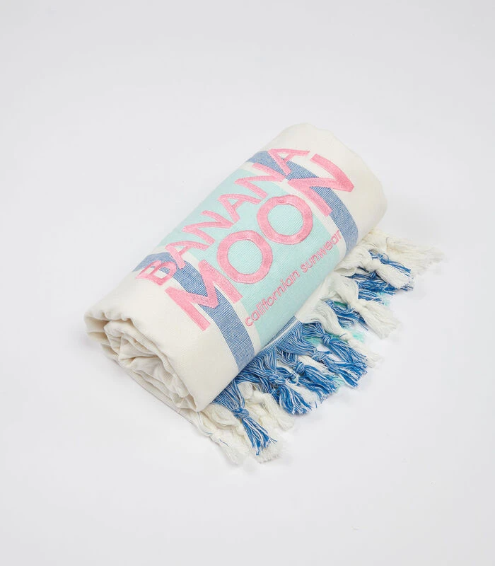 Banana Moon Willian Marbella Roze Gestreepte Fouta 4 Banana Moon Willian Marbella Roze Gestreepte Fouta - Afbeelding 2