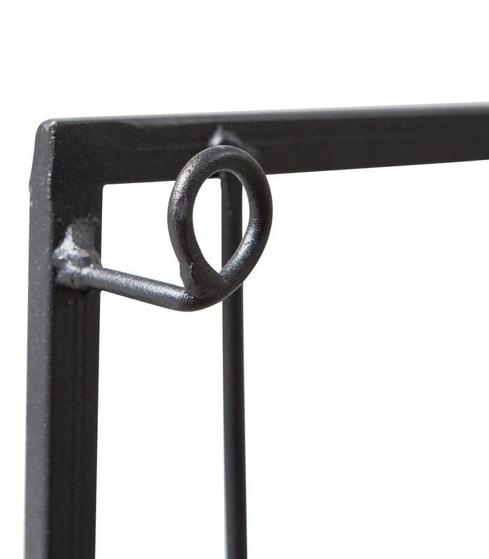 Exclusive Fidde Wanddeco - Metaal - Zwart - 80x80x3 5 Exclusive Fidde Wanddeco - Metaal - Zwart - 80x80x3 - Afbeelding 3