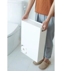 Yamazaki Toilet Paper Stocker - Plate - White -Huisdecoratie cf740751d2b24fad902bc35b8c0ba4b6