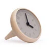 TOUPIE - Tafelklok Van Hout En Beton Met Blauwe Wijzers -Huisdecoratie d2045f76fb664d178b581495a55c07bb
