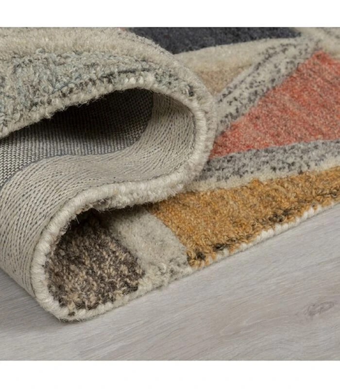 Vloerkleed Van Zuivere Wol MORETO 6 Vloerkleed Van Zuivere Wol MORETO - Afbeelding 4