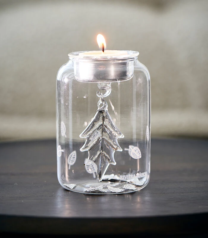 Theelichthouder RM Fall Leave Transparant 4 Theelichthouder RM Fall Leave Transparant - Afbeelding 2