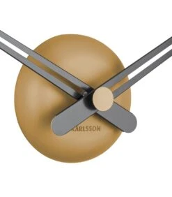 Karlsson Wandklok LBT Sharp - Karamelbruin - Ø77,5cm -Huisdecoratie d7d1b5c281c74d22b4a84b46f680e012