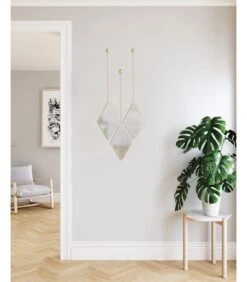Umbra Diamantvormige Spiegels (set Van 3) -Huisdecoratie dec2dab3760e4279afab6cb4f22083cf