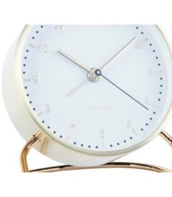 Karlsson Wekker Stylish Numbers - Wit - Ø9x11cm -Huisdecoratie df9b7a2dd4004712977de10a409c6343