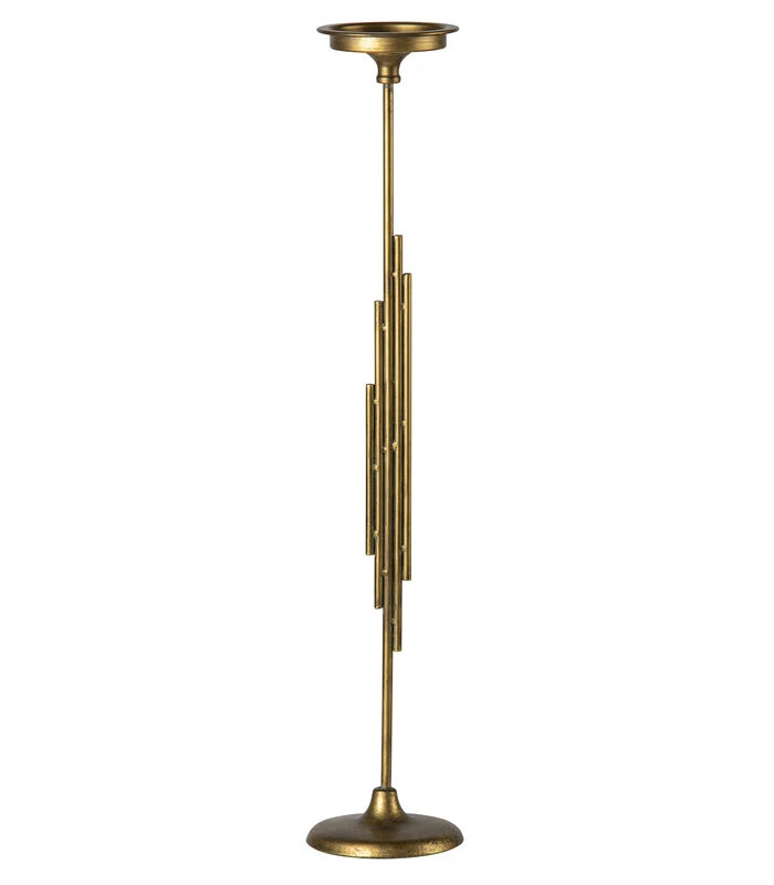 BePureHome Luminary Kandelaar - Metaal - Antique Brass - 75x15x15 3 BePureHome Luminary Kandelaar - Metaal - Antique Brass - 75x15x15