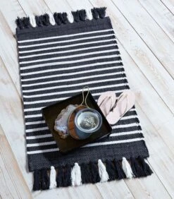 Badmat Stripes & Structure Zwart Wit 9 Badmat Stripes & Structure Zwart Wit -Huisdecoratie e39b6918493c481d9a587b824c0860c0