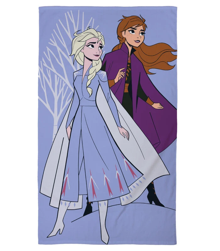 Disney Strandlaken Bedrukt 100% Katoen, FROZEN 2 SISTERS 3 Disney Strandlaken Bedrukt 100% Katoen, FROZEN 2 SISTERS