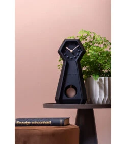 Karlsson Tafelklok Genuine - Zwart - 34x9,4x16cm -Huisdecoratie efe17dcbbf1d46038b6500250f35a6c1