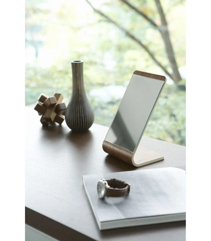 Yamazaki Standing Mirror - Rin - Brown 4 Yamazaki Standing Mirror - Rin - Brown - Afbeelding 2