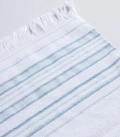 Gezichtshanddoek Derin 50x90 Cm Wit/Lichtblauw -Huisdecoratie f468f17cc4ab48538592841e58039cff