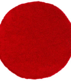 Hoogpolig Langpolig Shaggy Tapijt Vloerkleed Fluffy Rond