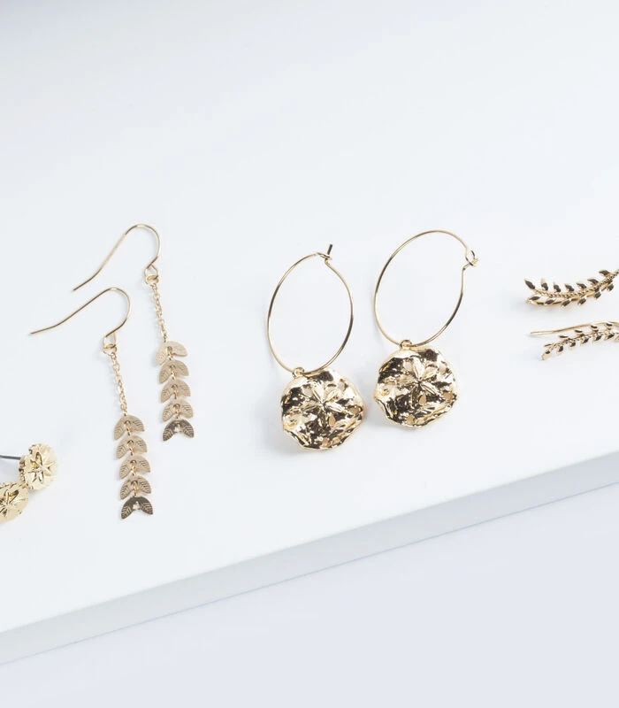 Geurkaars Ceder Met Gouden Messing Oorbellen 6 Geurkaars Ceder Met Gouden Messing Oorbellen - Afbeelding 4