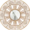 Obi Spiegel Rond - Bamboe - Naturel - 76x76x2